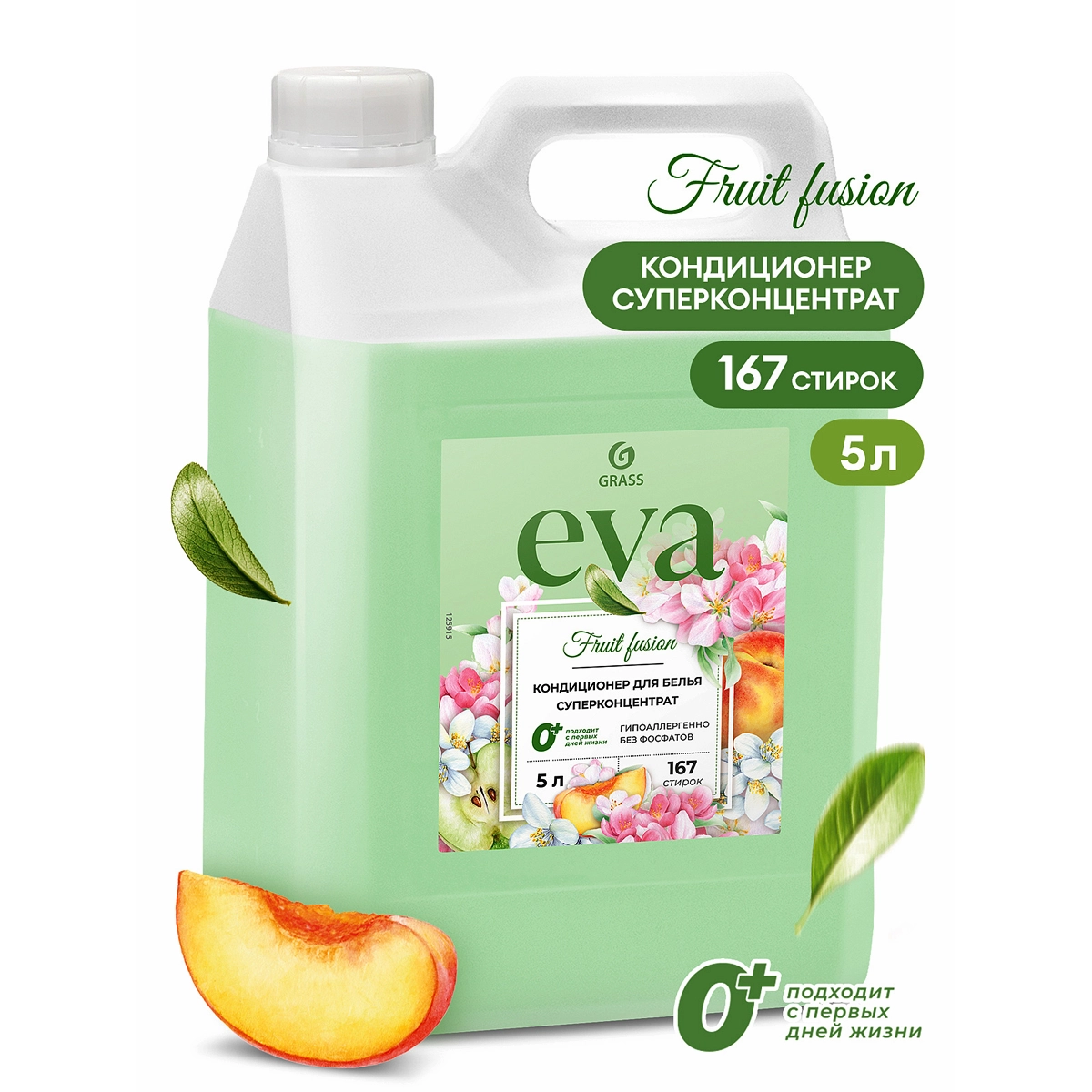 78.webp Кондиционер для белья "EVA" fruit fusion концентрированный (канистра 5кг) - Image 1